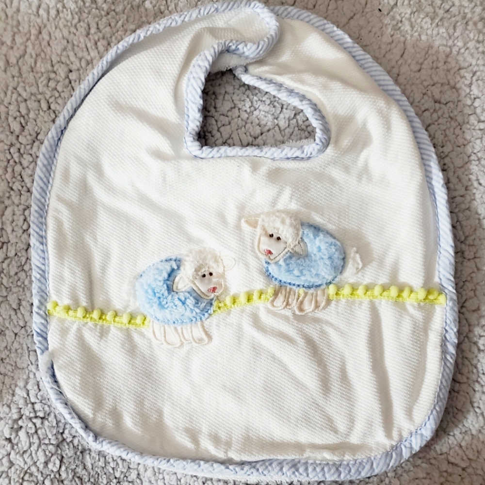 3marthas sheep oversized big bib fuzzy thick